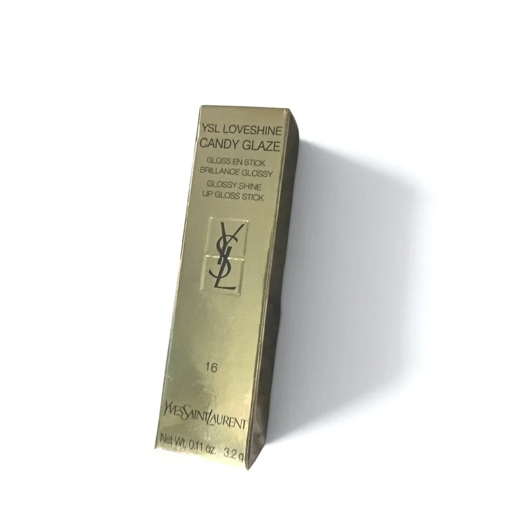 YSL Loveshine Candy Glaze Lip Gloss Stick 16 Watermelon High New In Box